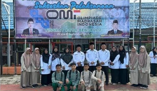 MTsN 1 Kota Bengkulu Siap Berkompetisi, Ikuti Pembukaan OMI Tingkat Kota Bengkulu