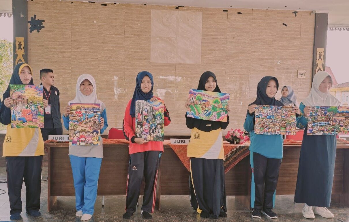 Czevda Danaer, Siswa MTsN 1 Kota Bengkulu Raih Juara Harapan II Lomba Gambar Bercerita