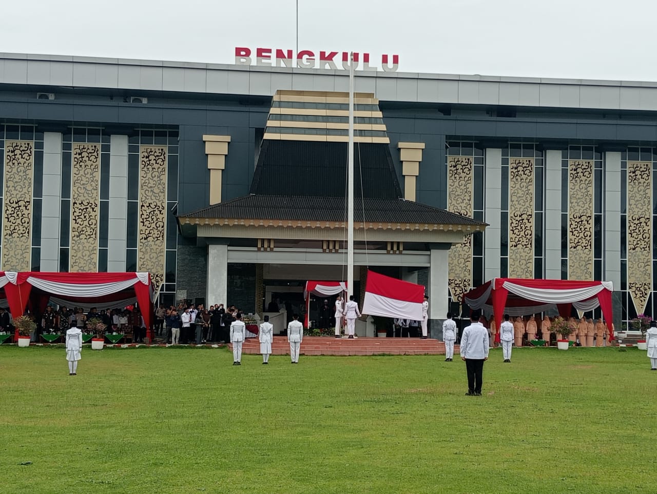 MTsN 1 Kota Bengkulu Ikuti Upacara Peringatan HAB Kemenag  Ke-80