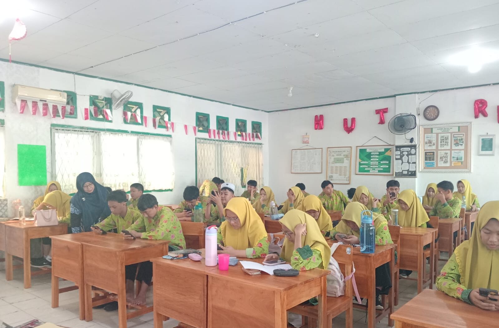 MTsN 1 Kota Bengkulu Laksanakan TO TKA Ke-3 Bagi Siswa Kelas IX