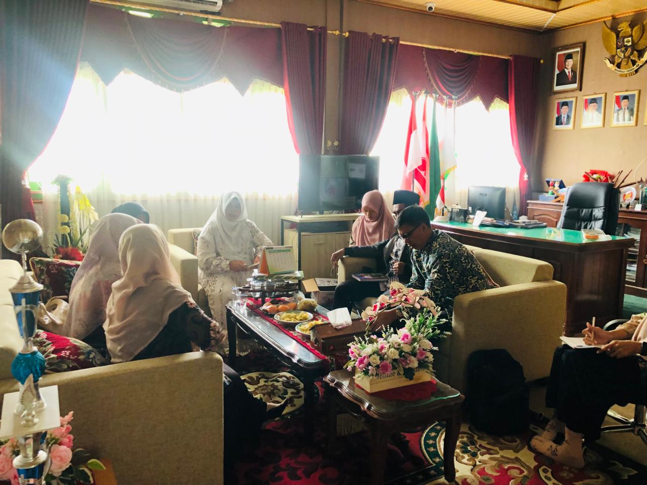 MTsN 1 Kota Bengkulu Jadi Tuan Rumah Rapat Rutin KKMTS dan Koordinasi Ujian Madrasah