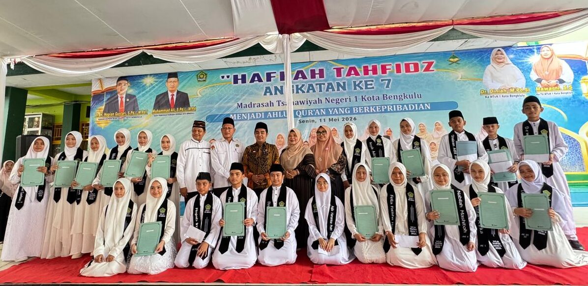 410 Siswa Ikuti Haflah Tahfidz Ke-7: MTsN 1 Kota Bengkulu Cetak Generasi Ahlul Qur’an Berkepribadian