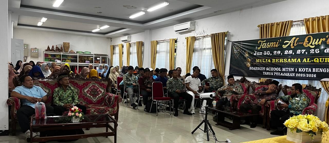 MTsN 1 Kota Bengkulu Gelar Rapat Penentuan Kenaikan Kelas Siswa