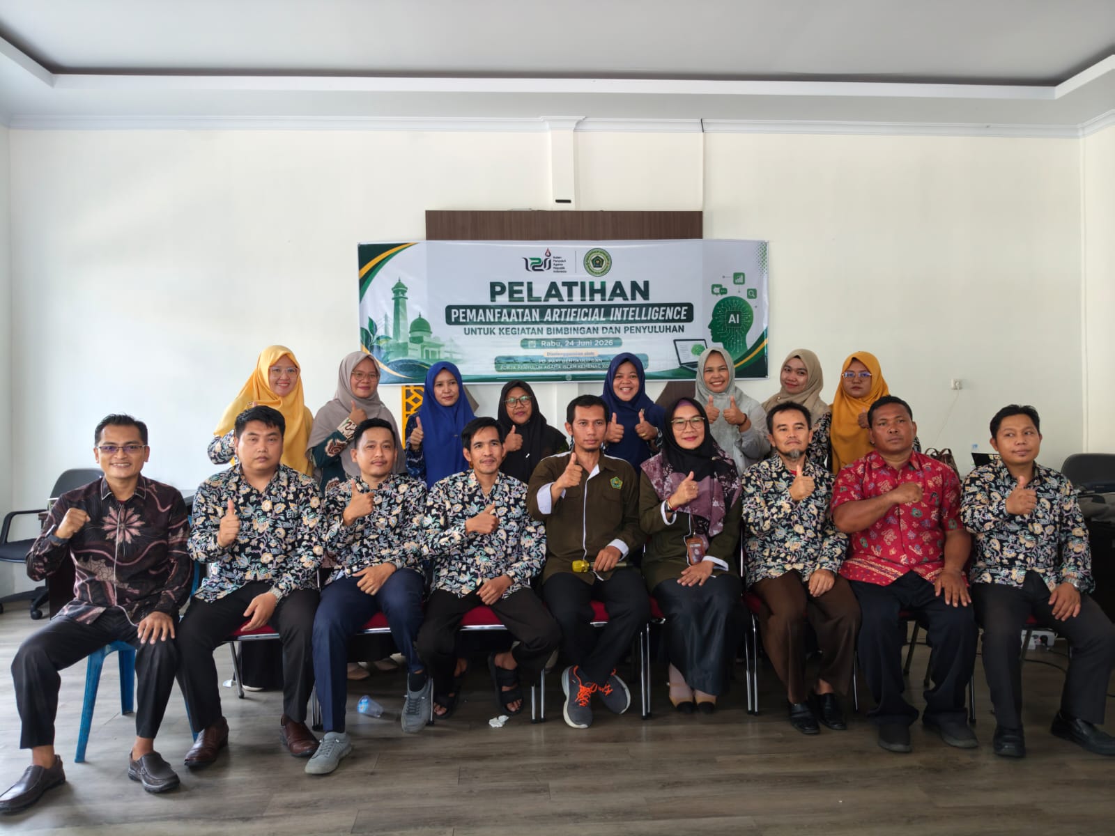 Akselerasi Informasi Digital, Kontributor MTsN 1 Kota Bengkulu Ikuti Pelatihan AI