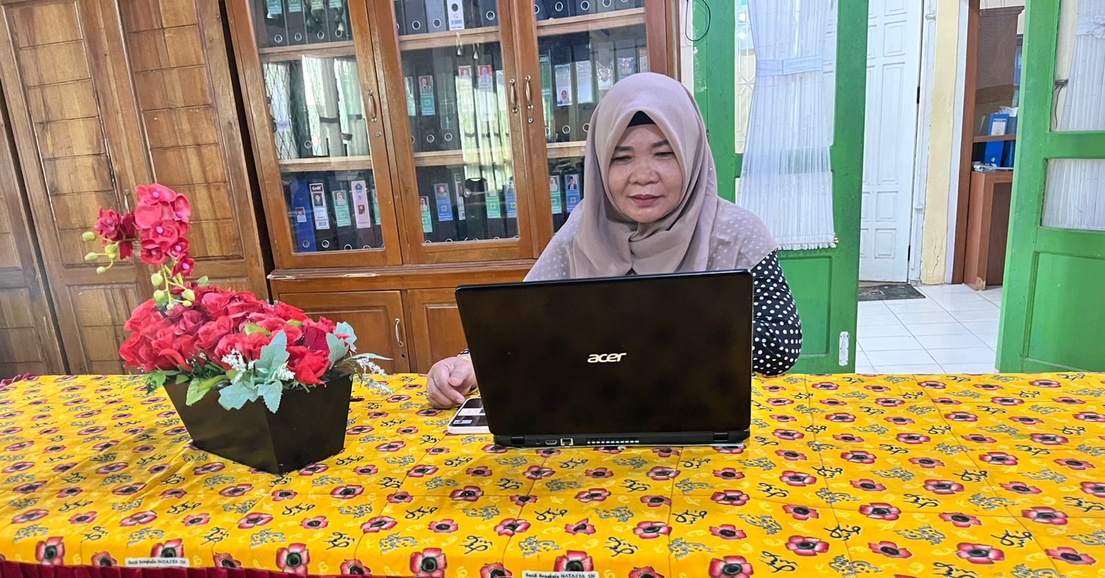 Melalui Zoom Meeting, Kepala MTsN 1 Kota Bengkulu Ikuti Rapat Persiapan Program Indonesia Berkiblat