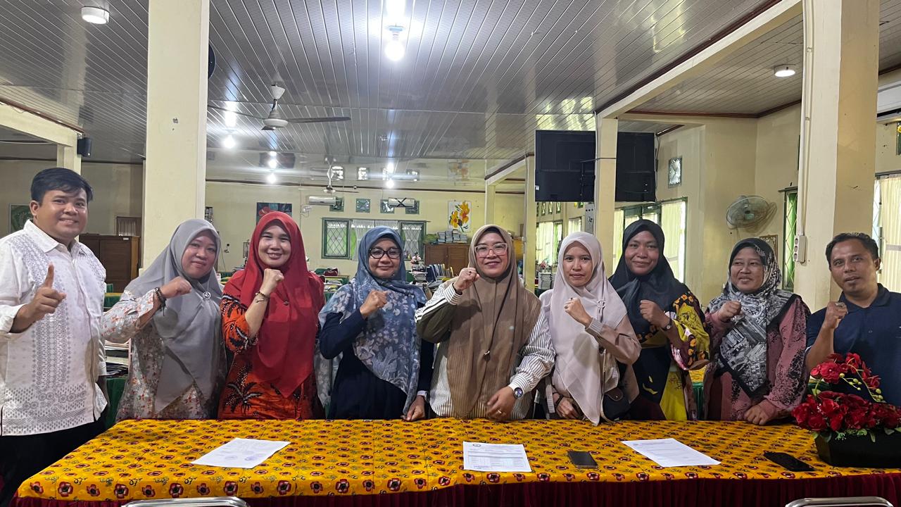Solidkan Langkah, Staf TU MTsN 1 Kota Bengkulu Laksanakan Koordinasi Kinerja Bersama KaTU
