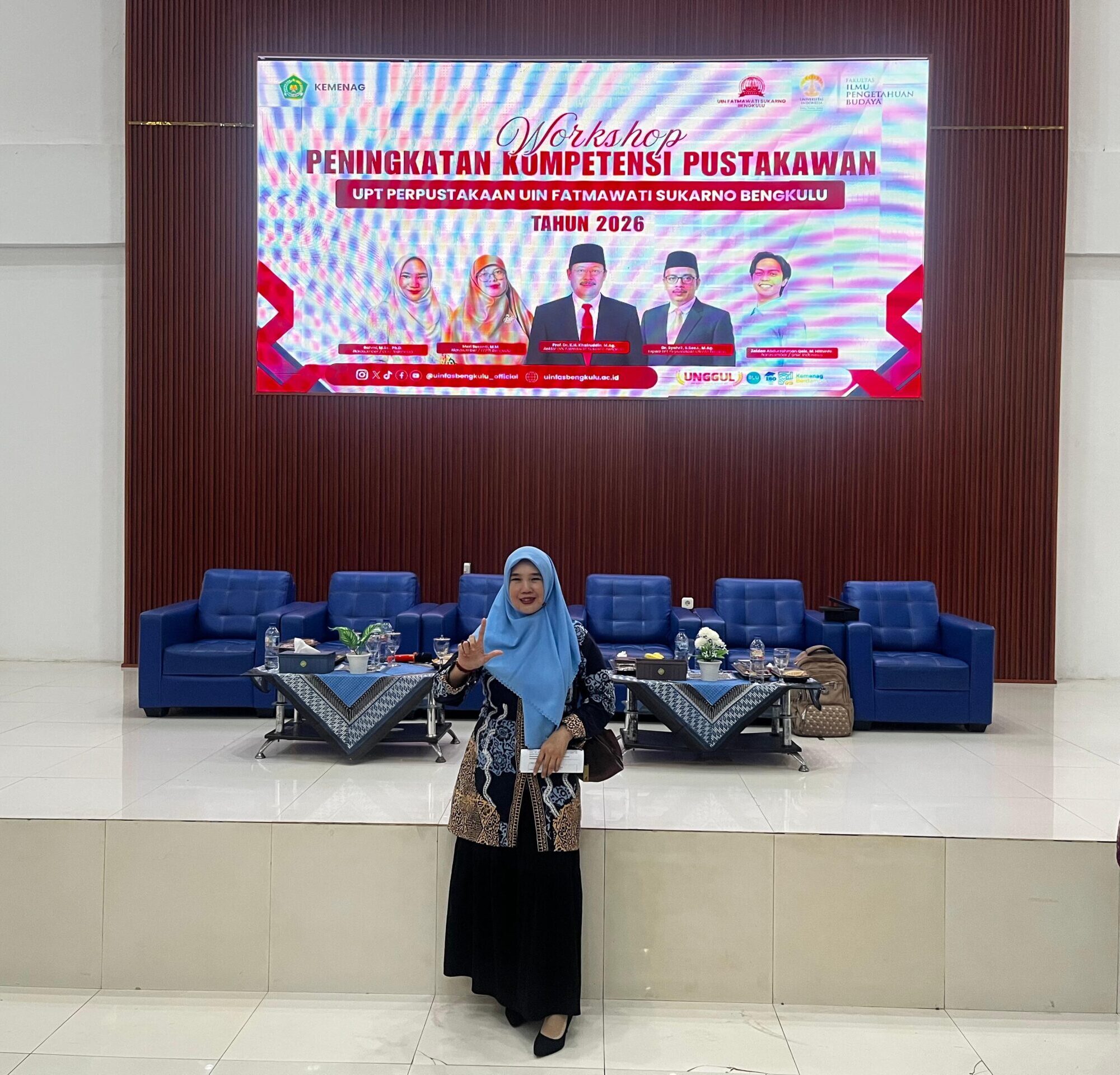 Perkuat Literasi Digital, Pustakawan MTsN 1 Kota Bengkulu Ikuti Workshop Kompetensi