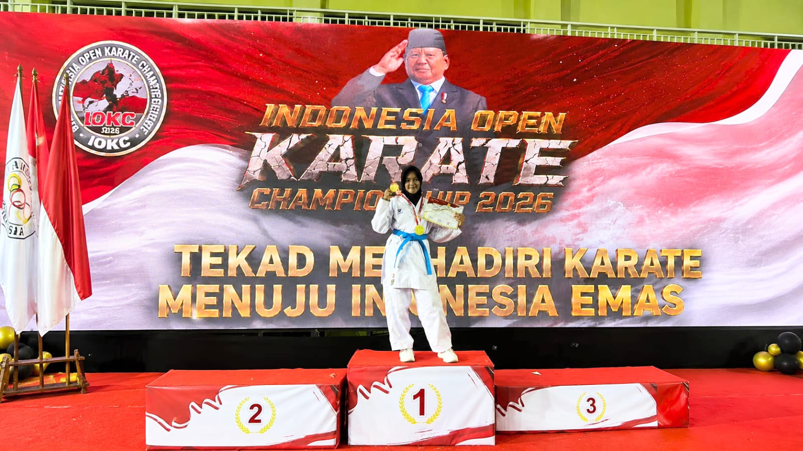 Siswi MTsN 1 Kota Bengkulu Raih Emas di Piala Presiden Indonesia Open Championship 2026