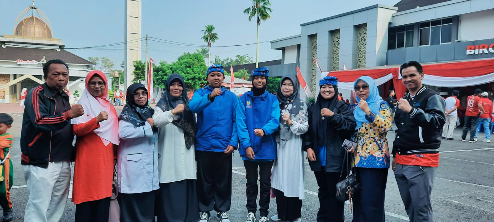 Dukung Naurah dan Rayhan ke Jamnas XII, Pembina Pramuka MTsN 1 Hadiri Pelepasan Kontingen Provinsi Bengkulu