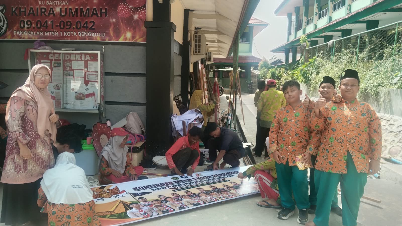 Jelang Kemah Pramuka Madrasah Daerah 2026, Kontingen MTsN 1 Kota Bengkulu Matangkan Kesiapan