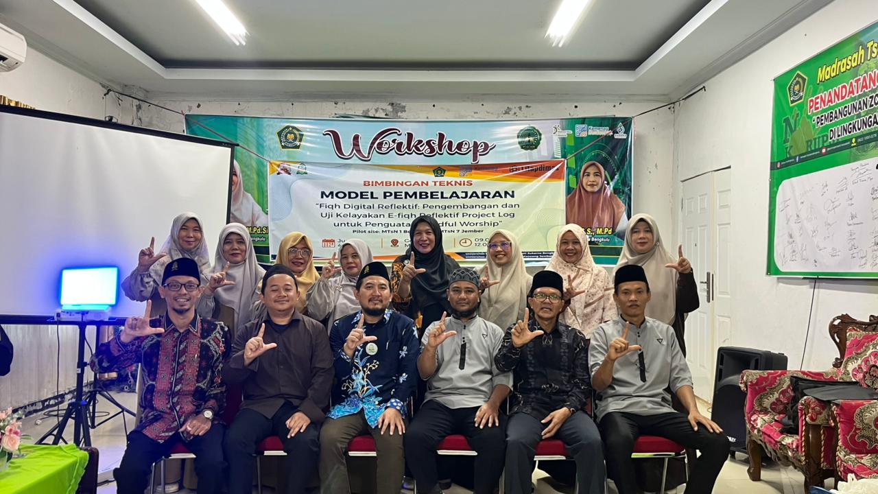 Tingkatkan Kompetensi, Guru PAI MTsN 1 Kota Bengkulu Ikuti Bimtek Fiqh Digital Reflektif