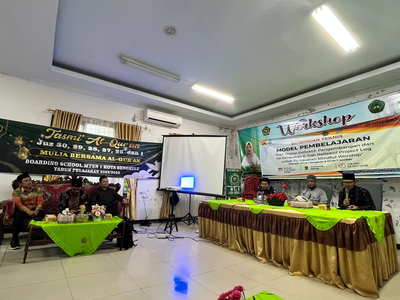 Waka Humas Hadir Mewakili Kepala: MTsN 1 Kota Bengkulu Dukung Pengembangan E-Fiqh Reflektif
