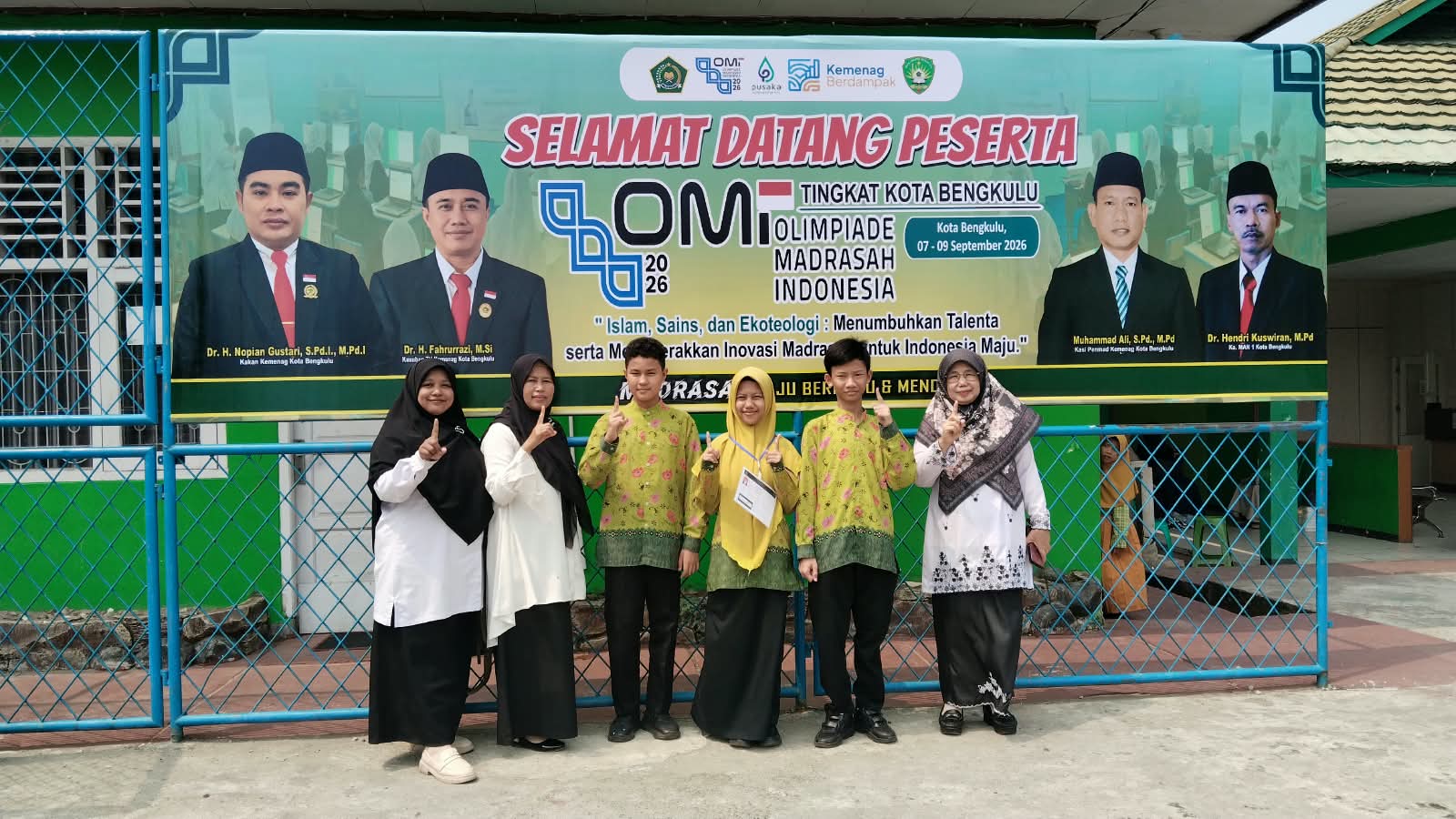 Tiga Siswa MTsN 1 Kota Bengkulu Siap Tunjukkan Kemampuan Terbaik di OMI 2026 Bidang IPS